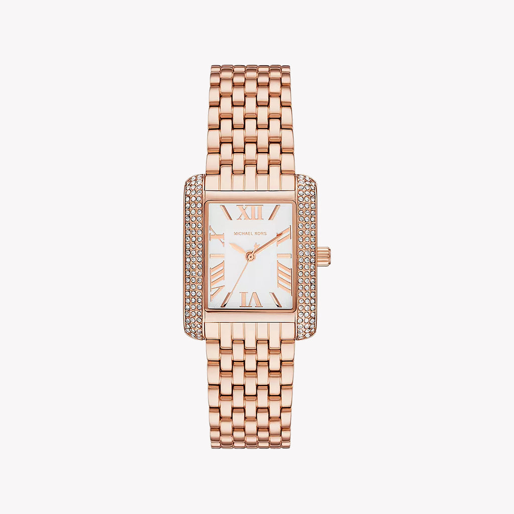 MICHAEL KORS MK4743 ROSE GOLD GLAM WATCH - CHIC SOPHISTICATION FOR MODERN WOMEN