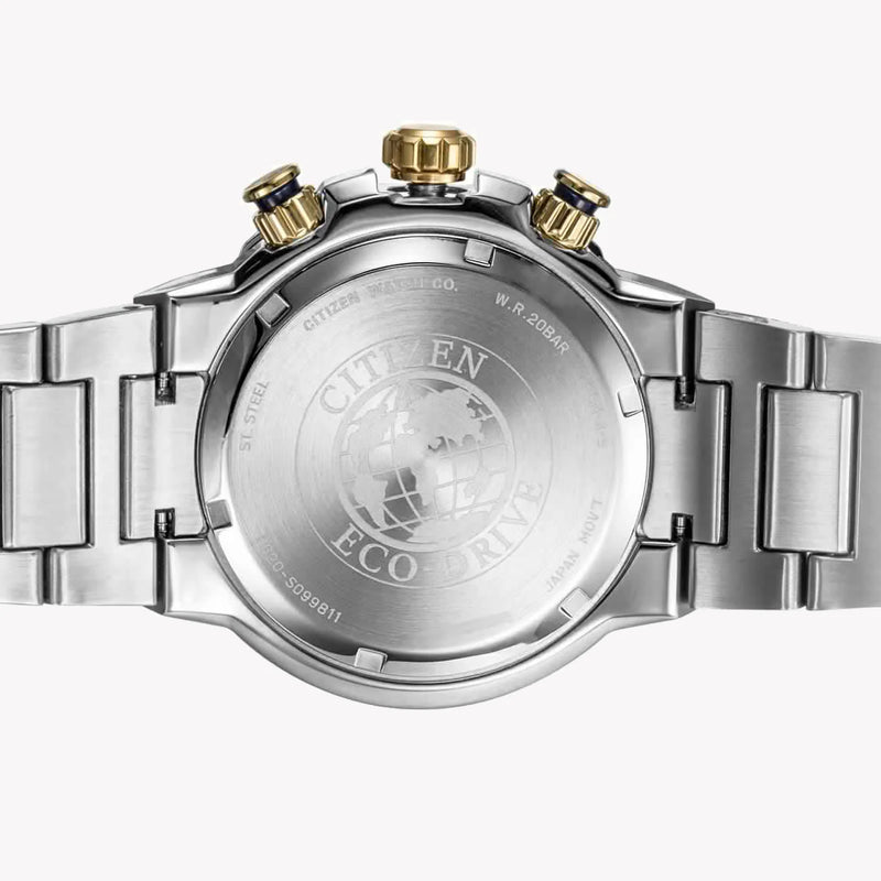 Citizen Ca4254-53l Eco-Drive - Modern Mens' Stainless Steel Chronograph Watch by i-watch
