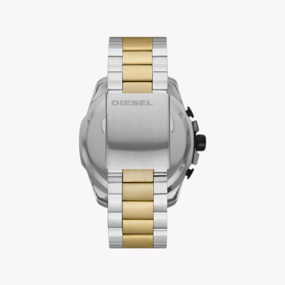 Diesel Men's Silver Stainless Steel Watch, Black Dial | Dz4581 by i-watch