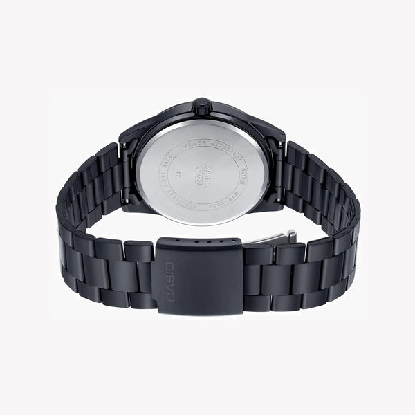 CASIO MTP-VD02B-1E BOLD & SPORTY - STYLISH MEN'S WATCH WITH BLACK DIAL & STAINLESS STEEL BAND-i-Watch-2