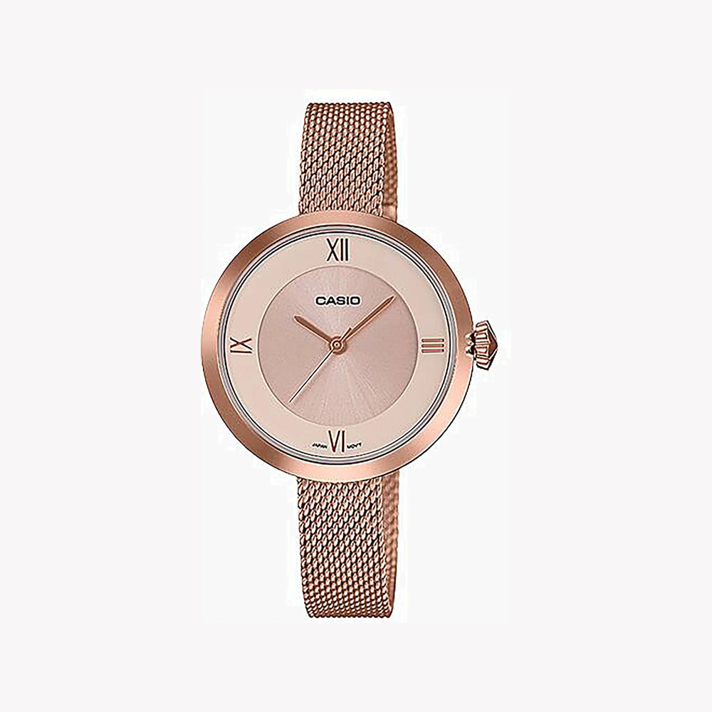 Casio Ltp-E154mpg-4adf Rose Gold - Elegantly Resilient Women's Watch by i-watch