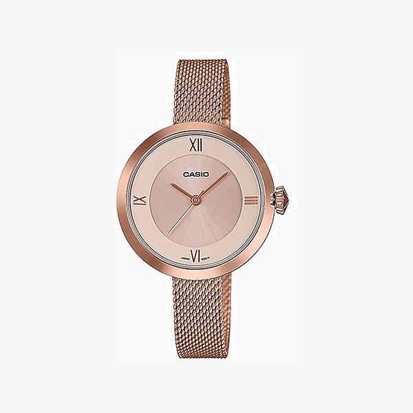 Casio Ltp-E154mpg-4adf Rose Gold - Elegantly Resilient Women's Watch by i-watch