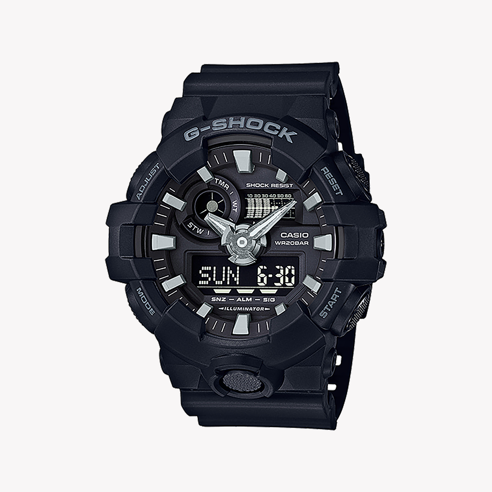 G-SHOCK フラッグメント G-Shock Men's Black Resin Watch, Sporty Design | Ga-700-1b – i-Watch