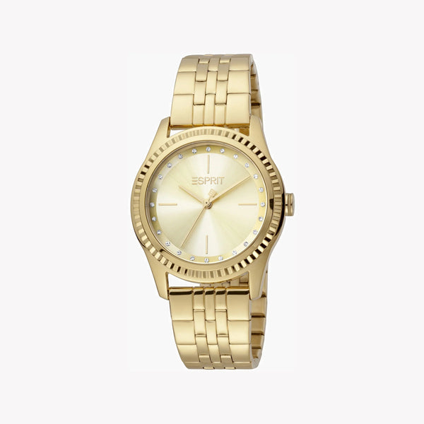 Esprit Women's Rose Gold & Silver Watch, 34mm | ES1L222M0065 by i-watch