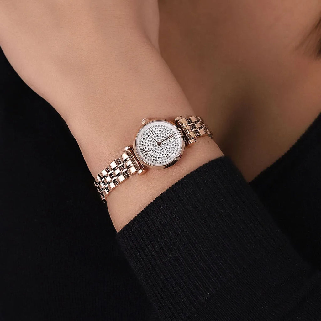 EMPORIO ARMANI AR11266 - ROSE GOLD CHIC TIMEPIECE - ELEGANT WOMEN'S WATCH-i-Watch-4