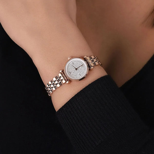 EMPORIO ARMANI AR11266 - ROSE GOLD CHIC TIMEPIECE - ELEGANT WOMEN'S WATCH-i-Watch-4