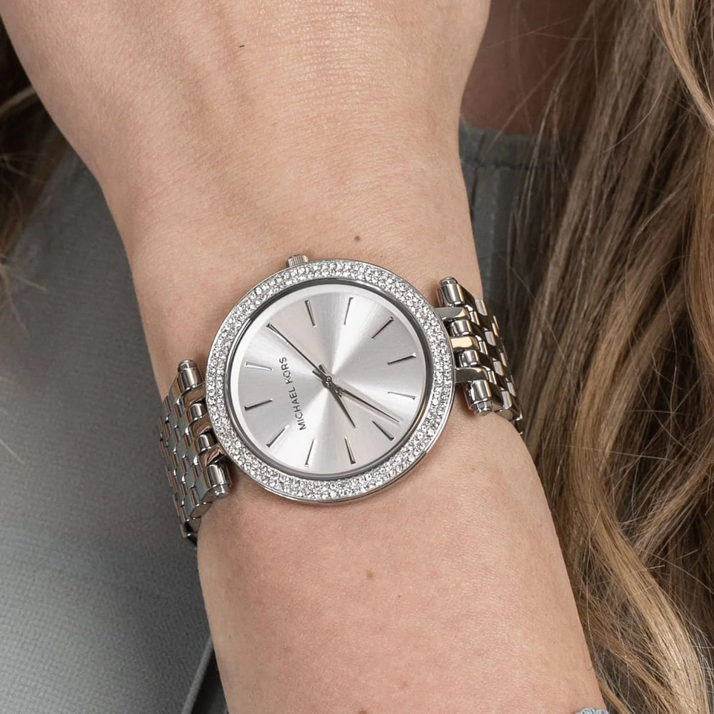 Michael Kors Women's Silver Stainless Steel Watch, Silver Dial | Mk3190 by i-watch