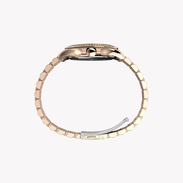 Timex Women's Rose Gold Watch, Crystal Accents | T2p2041j by i-watch