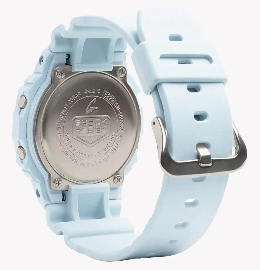 Casio G-Shock Dw-5600sc-8dr - Ultimate Adventurer's Timepiece With Vibrant Blue Design by i-watch