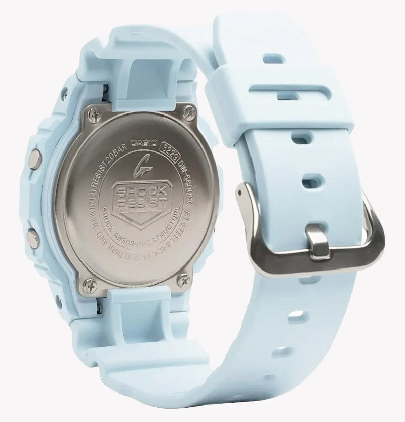 Casio G-Shock Dw-5600sc-8dr - Ultimate Adventurer's Timepiece With Vibrant Blue Design by i-watch