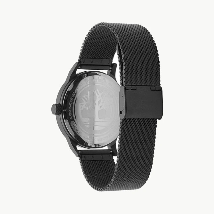 Timberland Men's Black Stainless Steel Watch, Black Dial | Tbl15420jyb02mm by i-watch