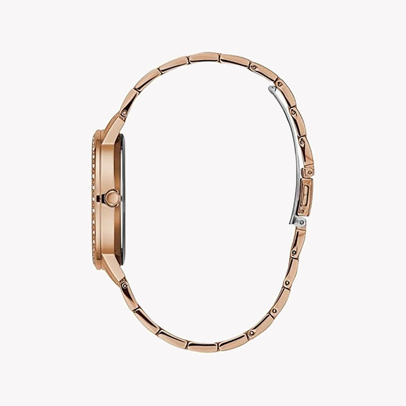 Guess Women's Rose Gold Watch, White Dial | W1086l2 by i-watch