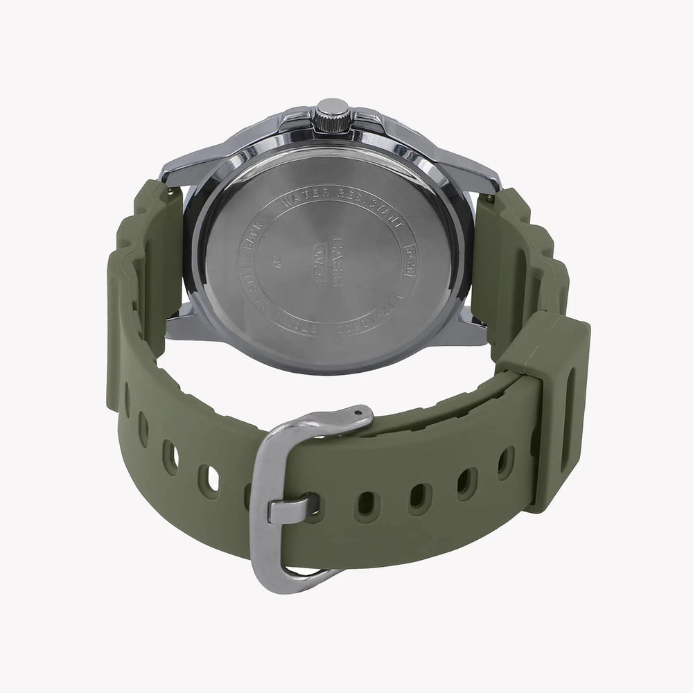 Casio Men's Green Resin Watch, Stainless Steel Case | Mtp-Vd300-3b by i-watch