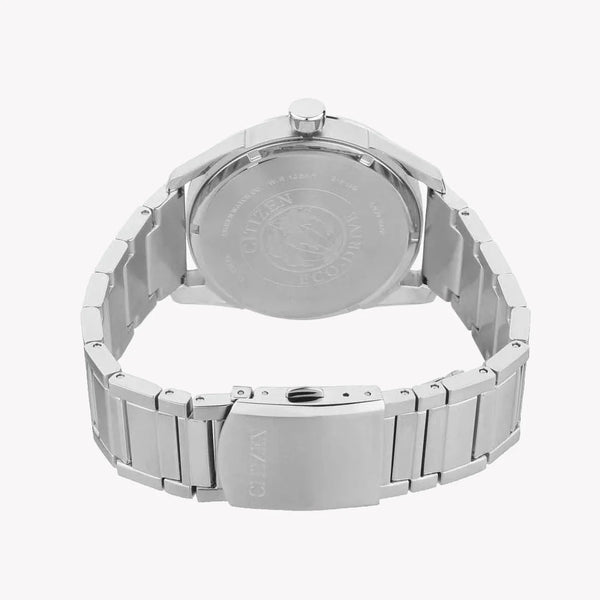 Citizen Eco-Drive Bm7411-83l - Modern Man's Stylish Timepiece With Blue Dial & Silver Bracelet by i-watch