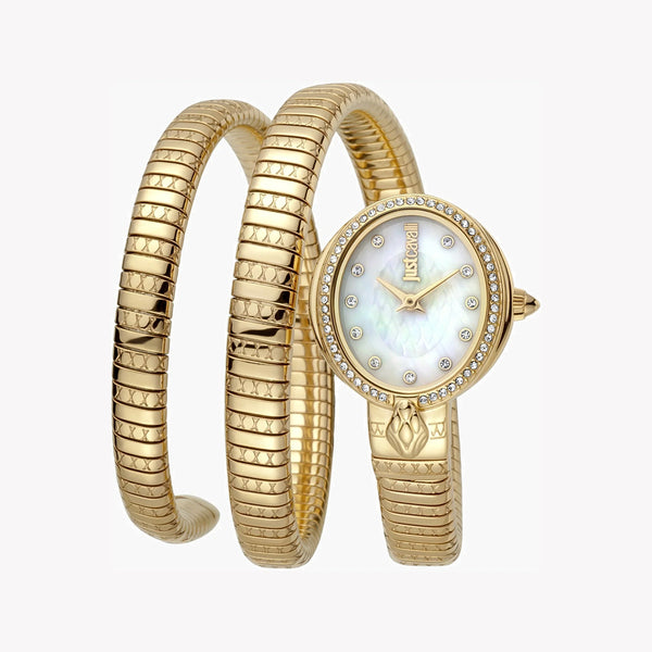 Just Cavalli Women's Gold Stainless Steel Watch, Gold Dial | Jc1l153m0035 by i-watch
