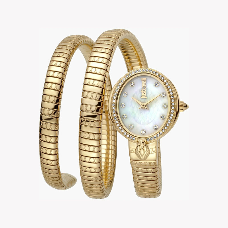 Just Cavalli Women's Gold Stainless Steel Watch, Gold Dial | Jc1l153m0035 by i-watch