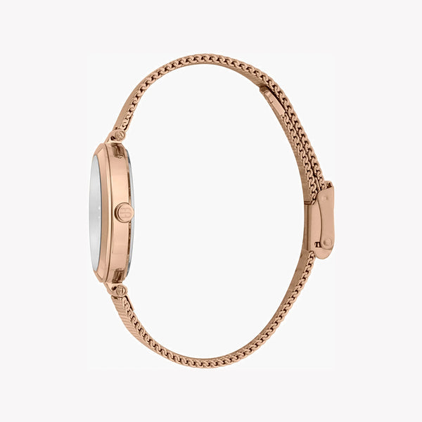 Esprit Women's Rose Gold Stainless Steel Watch, Silver Dial | Es1l155m0035 by i-watch