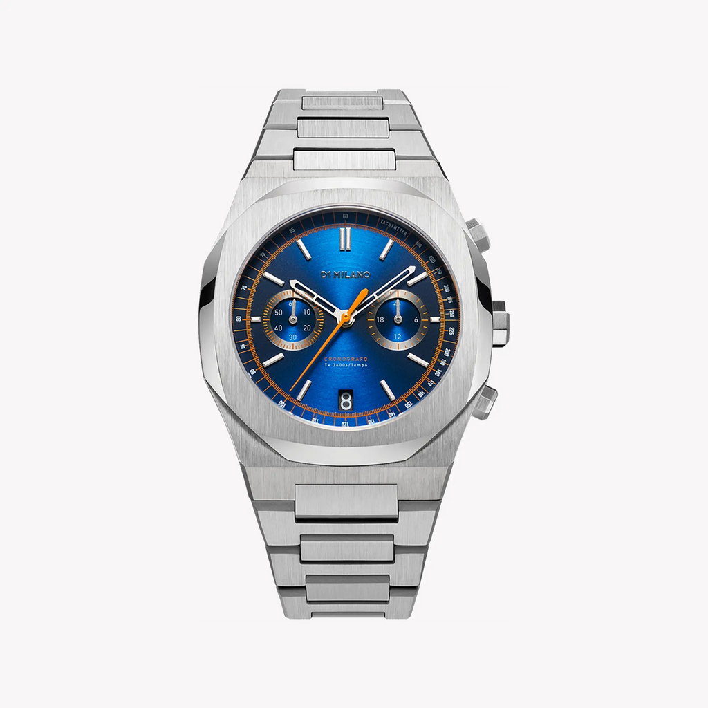 D1 MILANO D1-CHBJ09 Men's Watch - Stainless Steel, Blue Dial-i-Watch