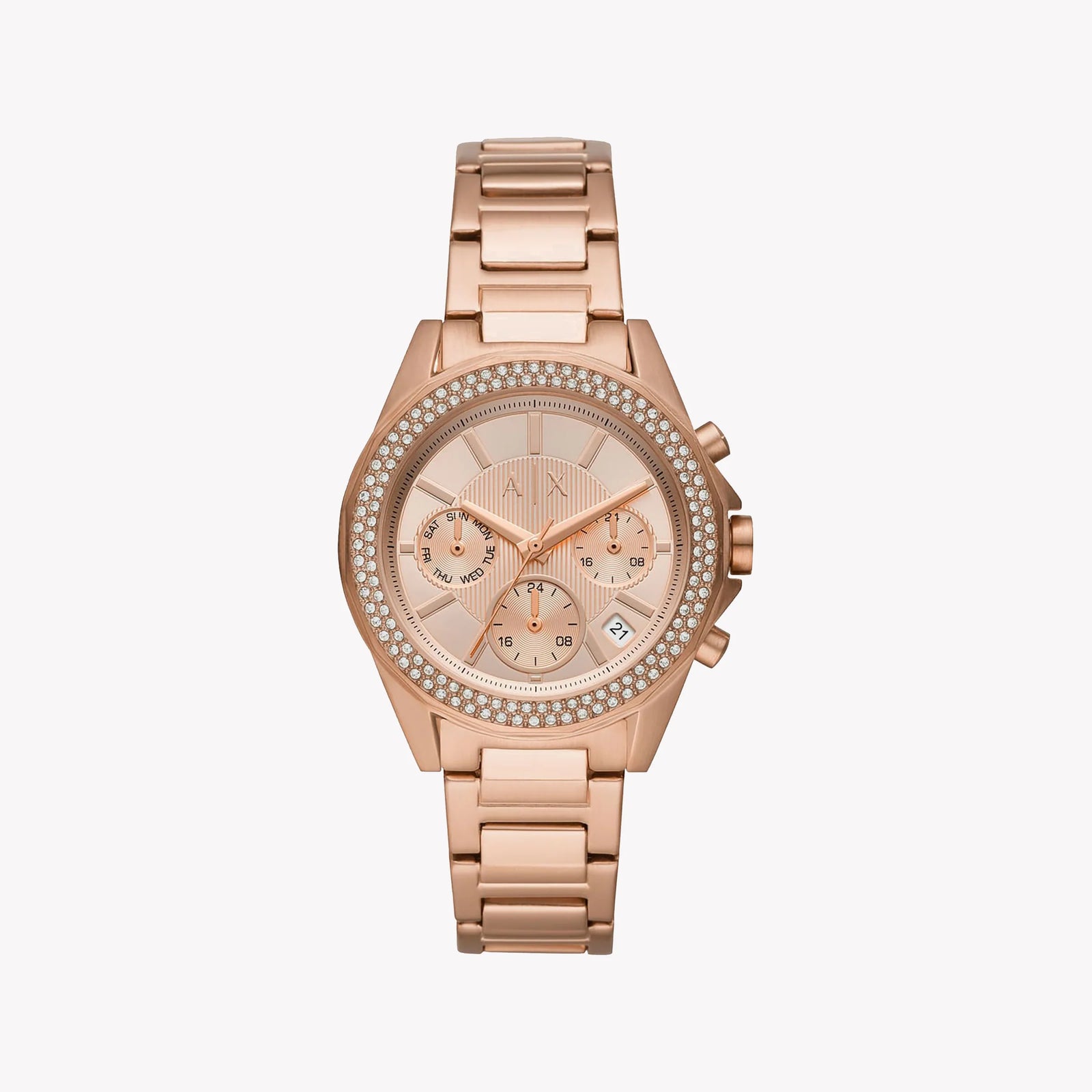 ARMANI EXCHANGE AX5652 - ROSE GOLD SOPHISTICATION - ELEGANT WOMEN'S TIMEPIECE