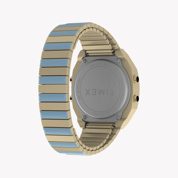 Timex Unisex Gold-Tone Watch, Blue Accents | Tw2w40800 by i-watch
