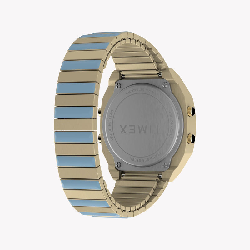Timex Unisex Gold-Tone Watch, Blue Accents | Tw2w40800 by i-watch