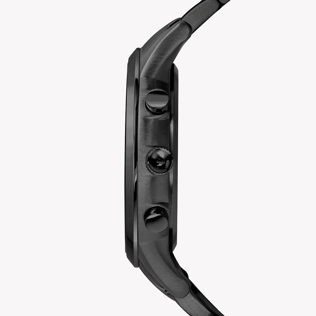 EMPORIO ARMANI AR2485 - BOLD BLACK STAINLESS STEEL MEN'S WATCH - TIMELESS ELEGANCE-i-Watch-2