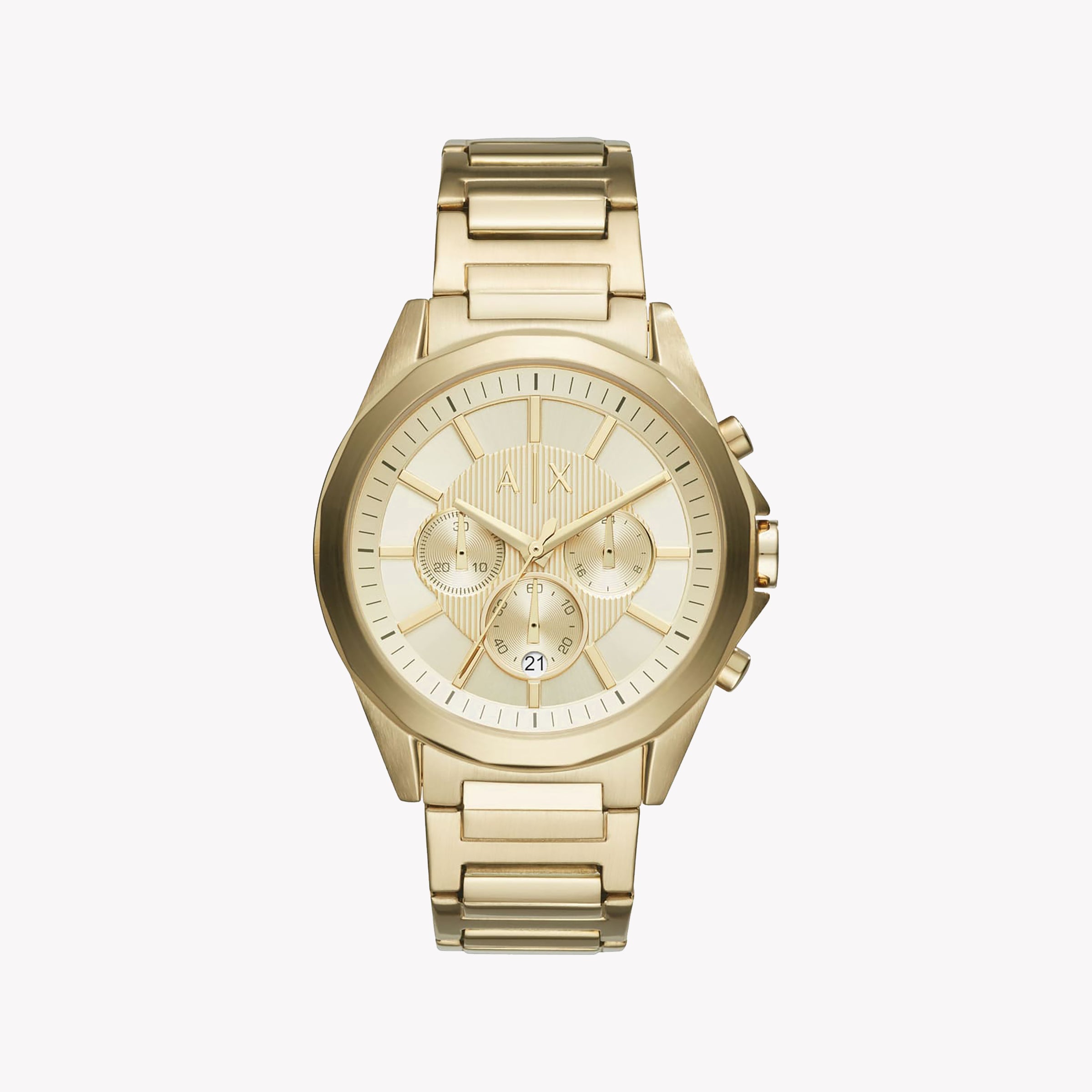 ARMANI EXCHANGE AX2602 - RADIANT GOLD SOPHISTICATION Men's Analog Watch with Stainless Steel Band