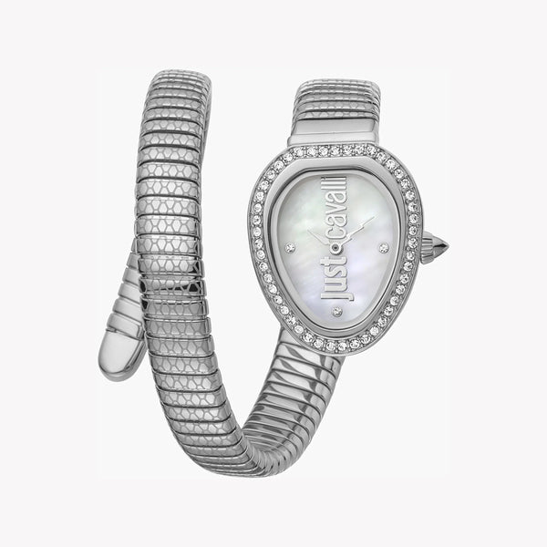 Just Cavalli Women's Silver Watch, Mother Of Pearl Dial | Jc1l167m0015 by i-watch
