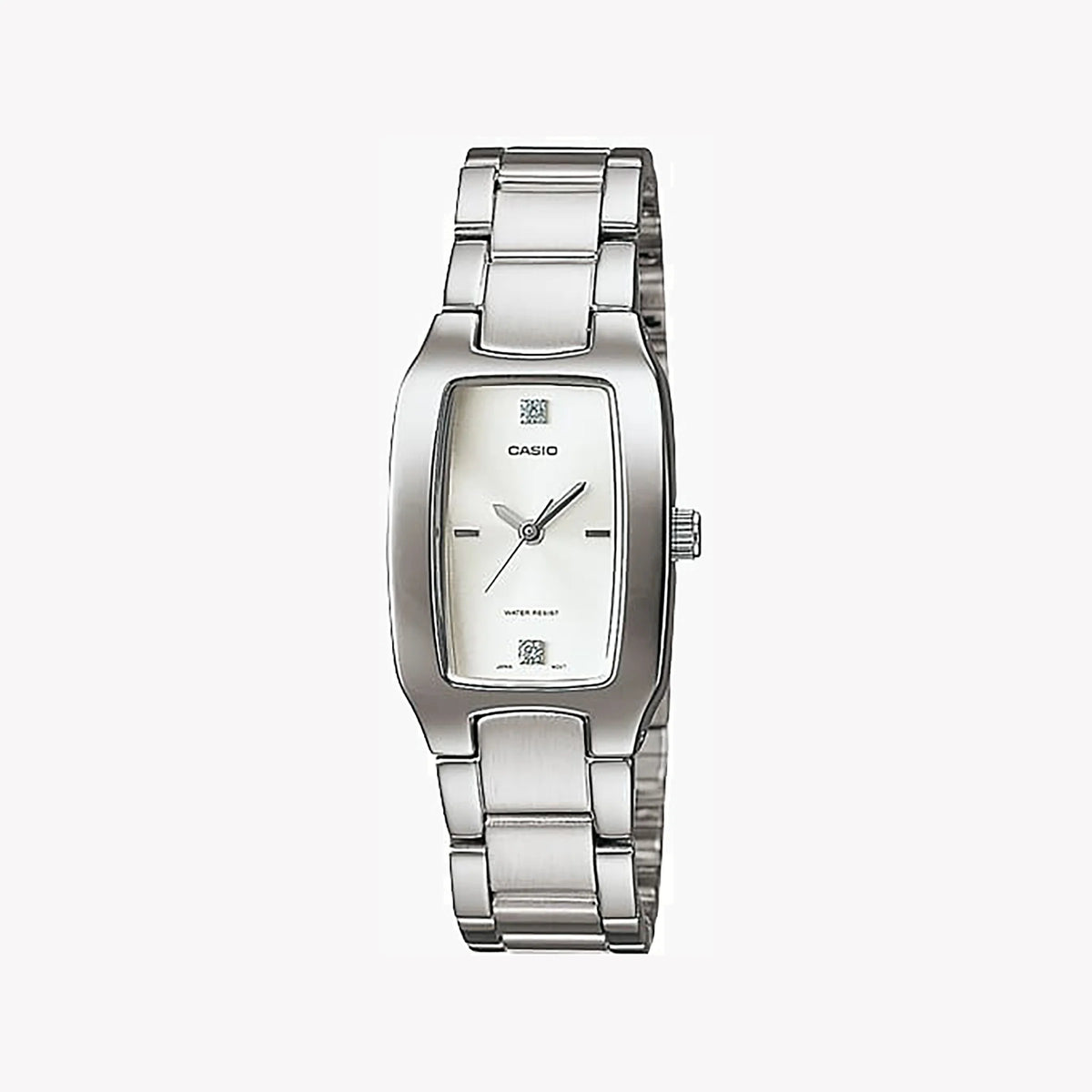 Casio Ltp-1165a-7c2df Elegant Adventurer - Stylish Women's Watch With Silver Stainless Steel BAnd and Classic White Dial by i-watch