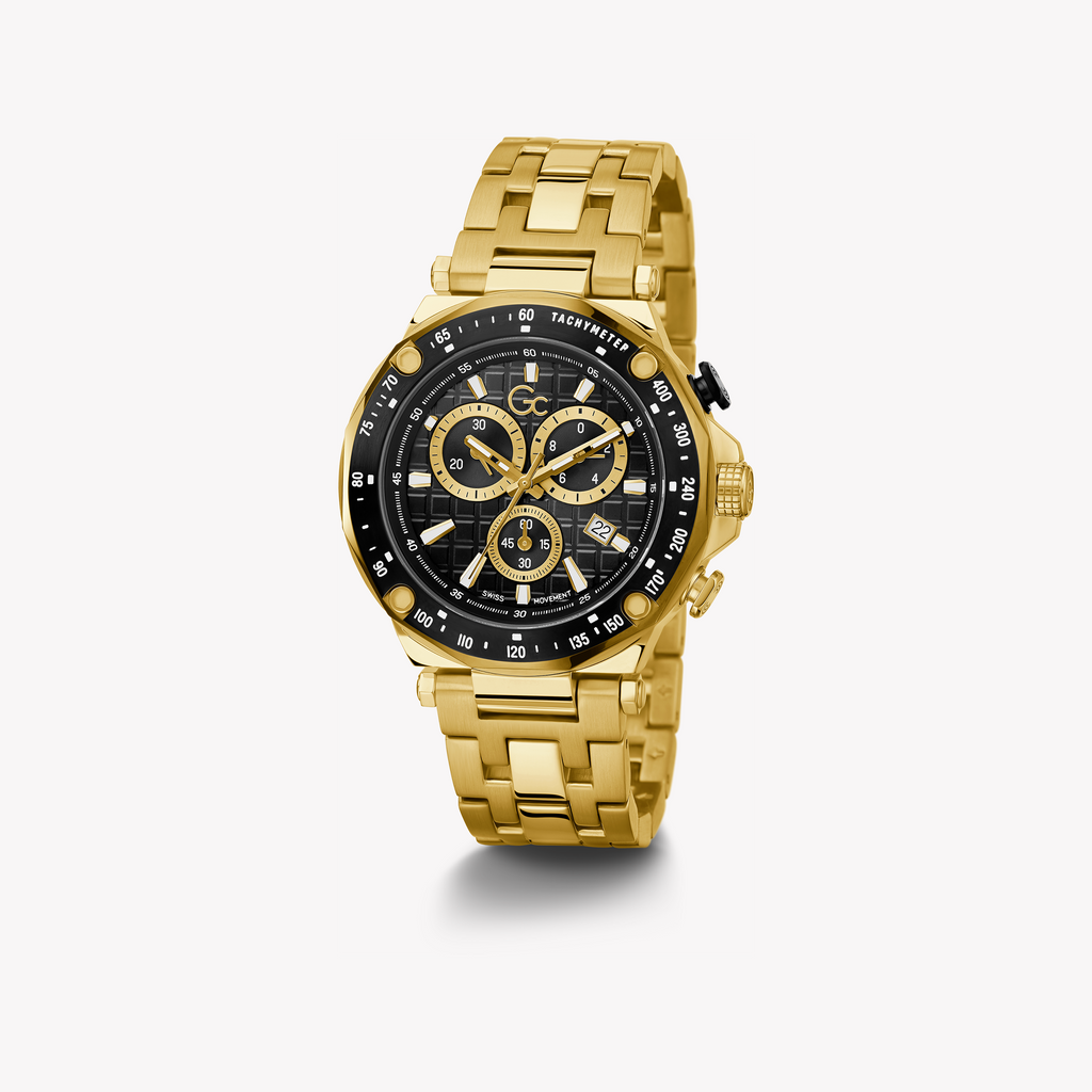 GUESS COLLECTION Y81001G2MF - BOLD ELEGANCE MEN'S WATCH IN GOLD & BLACK-i-Watch-5