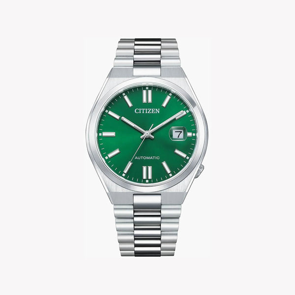 Citizen Men's Silver Stainless Steel, Green Dial | Nj0150-81x by i-watch