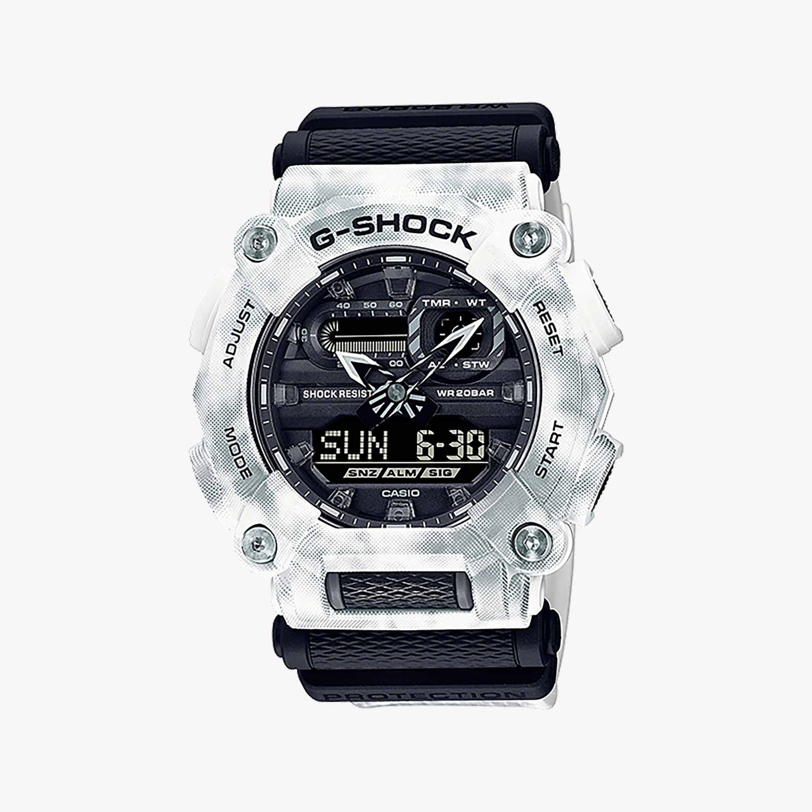 Casio G-Shock Ga-900gc-7adr - Adventure-Ready Elegance Men's Watch With Silver Case & Black Band by i-watch