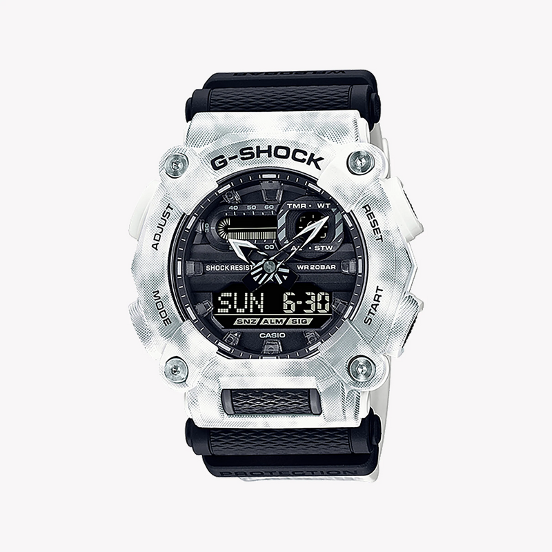 Casio G-Shock Ga-900gc-7adr - Adventure-Ready Elegance Men's Watch With Silver Case & Black Band by i-watch