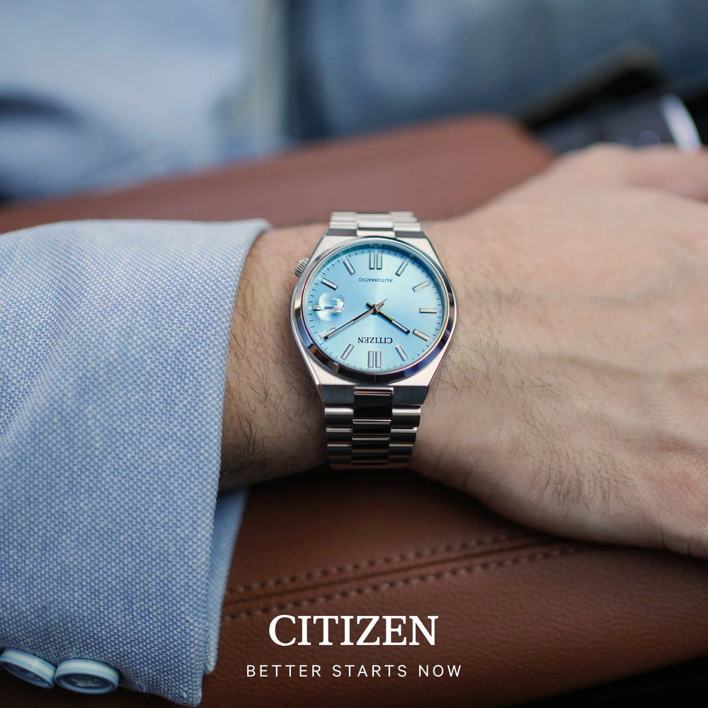 Citizen Nj0151-88m Automatic - Sophisticated Blue Dial Men's Watch With Stainless Steel Band by i-watch