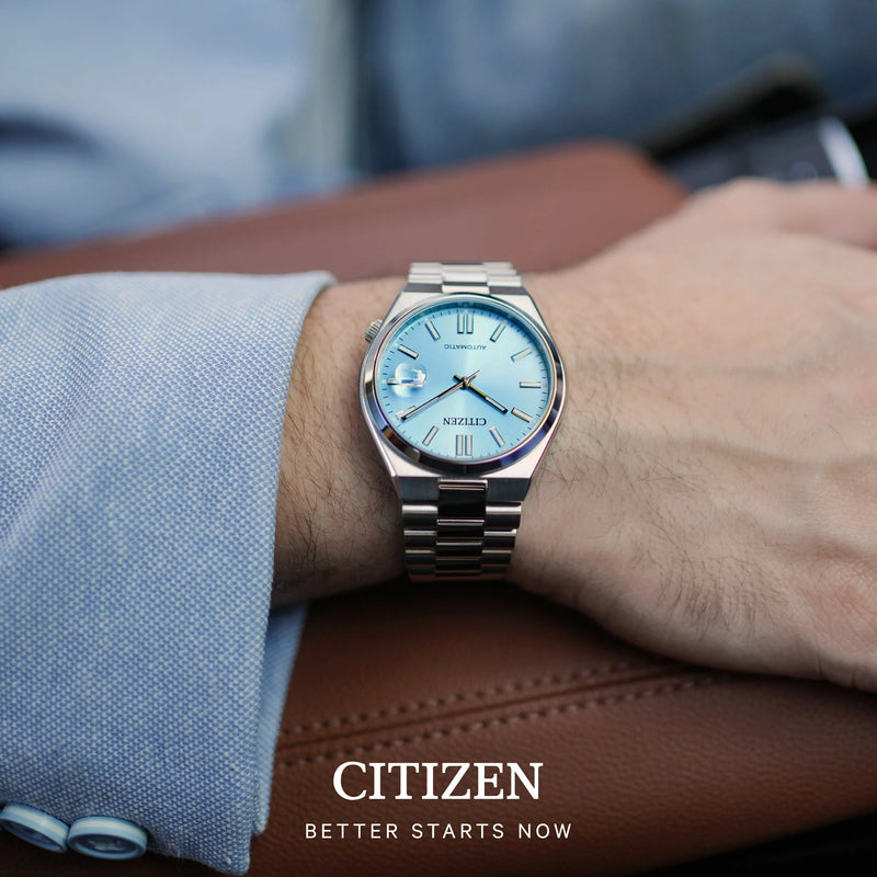 Citizen Nj0151-88m Automatic - Sophisticated Blue Dial Men's Watch With Stainless Steel Band by i-watch
