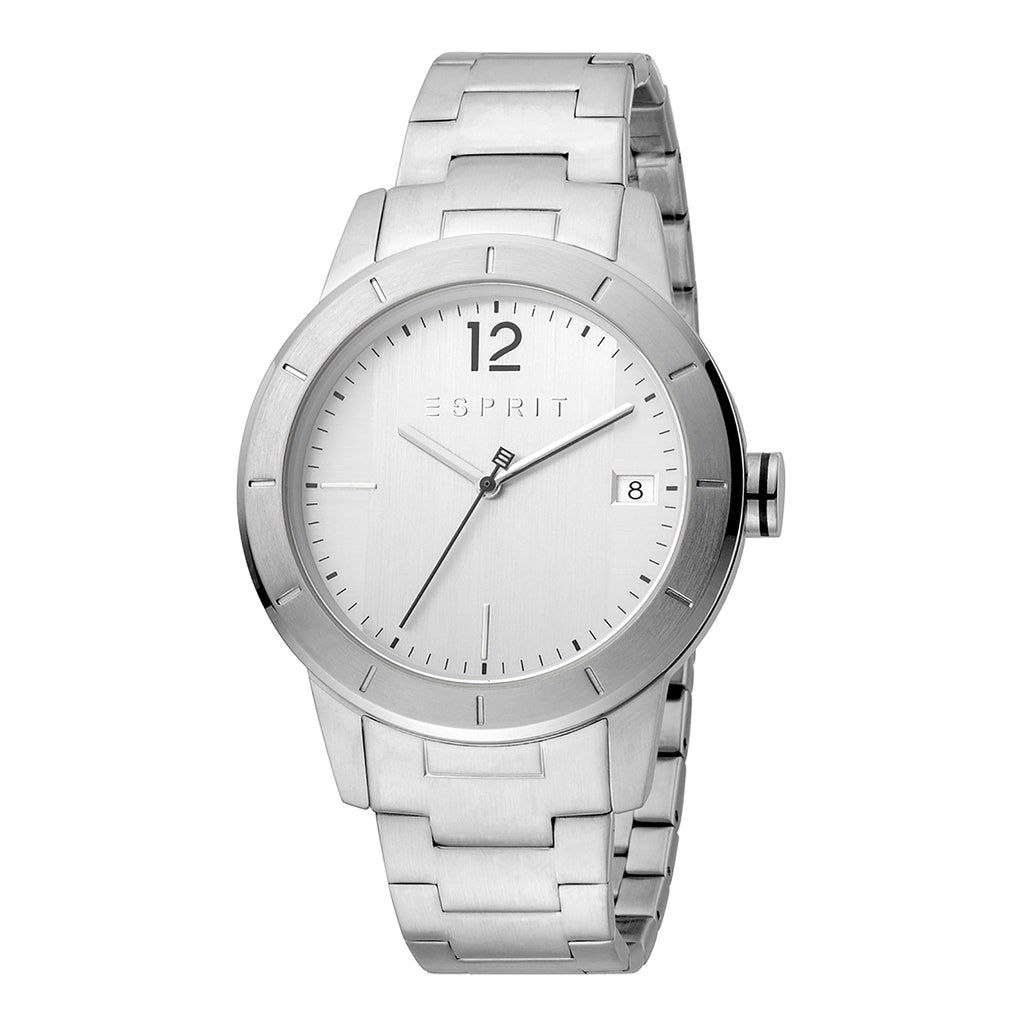 ESPRIT MEN'S SILVER STAINLESS STEEL WATCH - TIMELESS ELEGANCE FOR EVERY OUTFIT