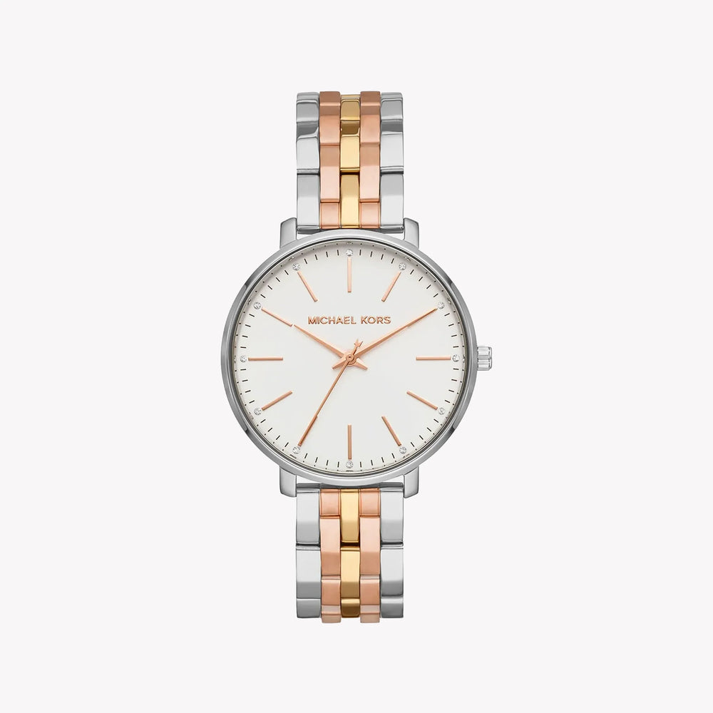 Michael Kors Women's Silver Stainless Steel Watch, White Dial | Mk3901 by i-watch