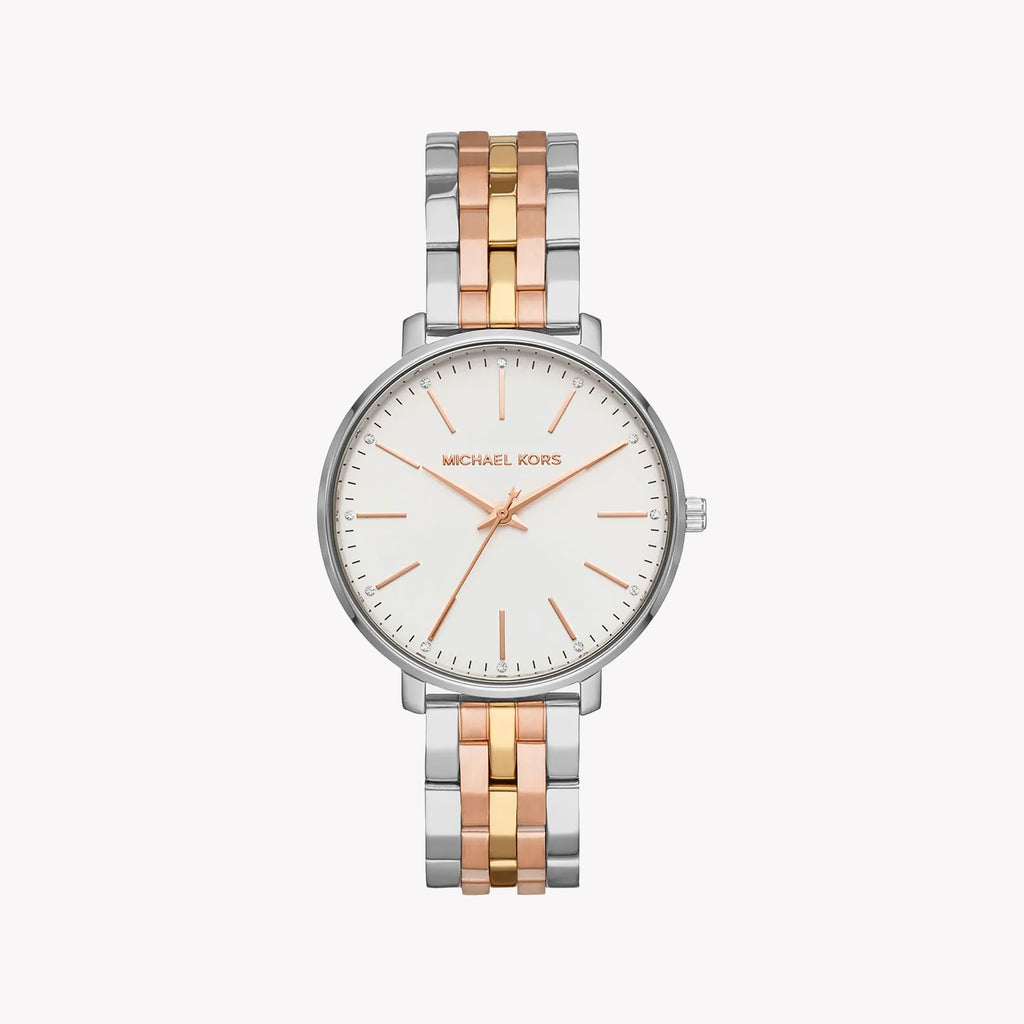 MICHAEL KORS MK3901 - ELEGANTLY VERSATILE WOMEN'S WATCH IN SILVER & ROSE GOLD TONES