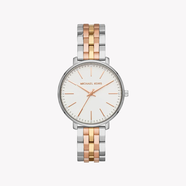 Michael Kors Women's Silver Stainless Steel Watch, White Dial | Mk3901 by i-watch