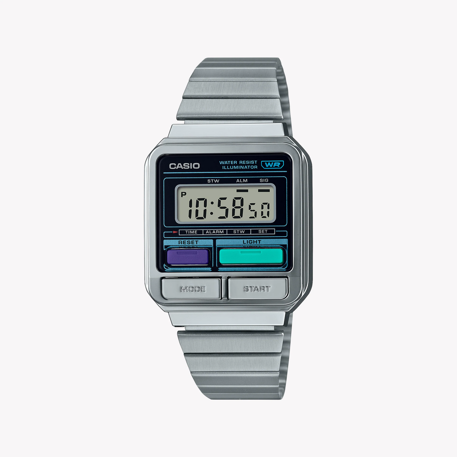 Casio A120we-1adf Silver Style - Versatile Digital Watch For Every Occasion by i-watch