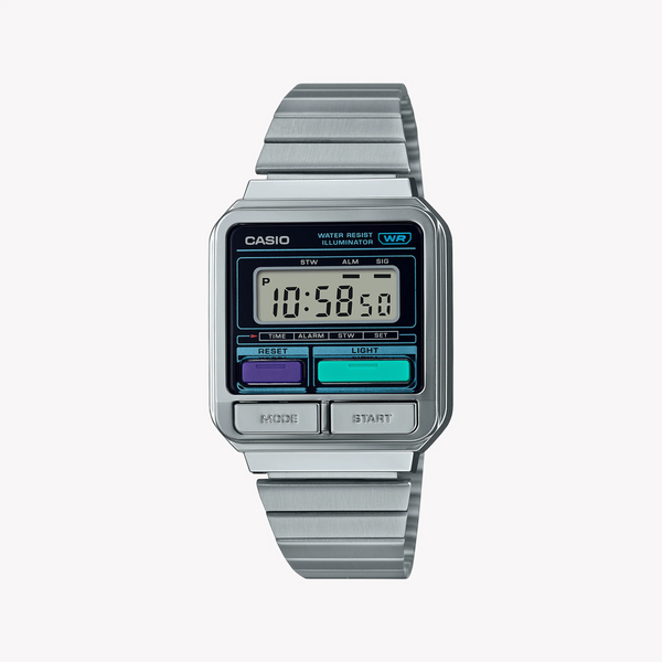 Casio A120we-1adf Silver Style - Versatile Digital Watch For Every Occasion by i-watch