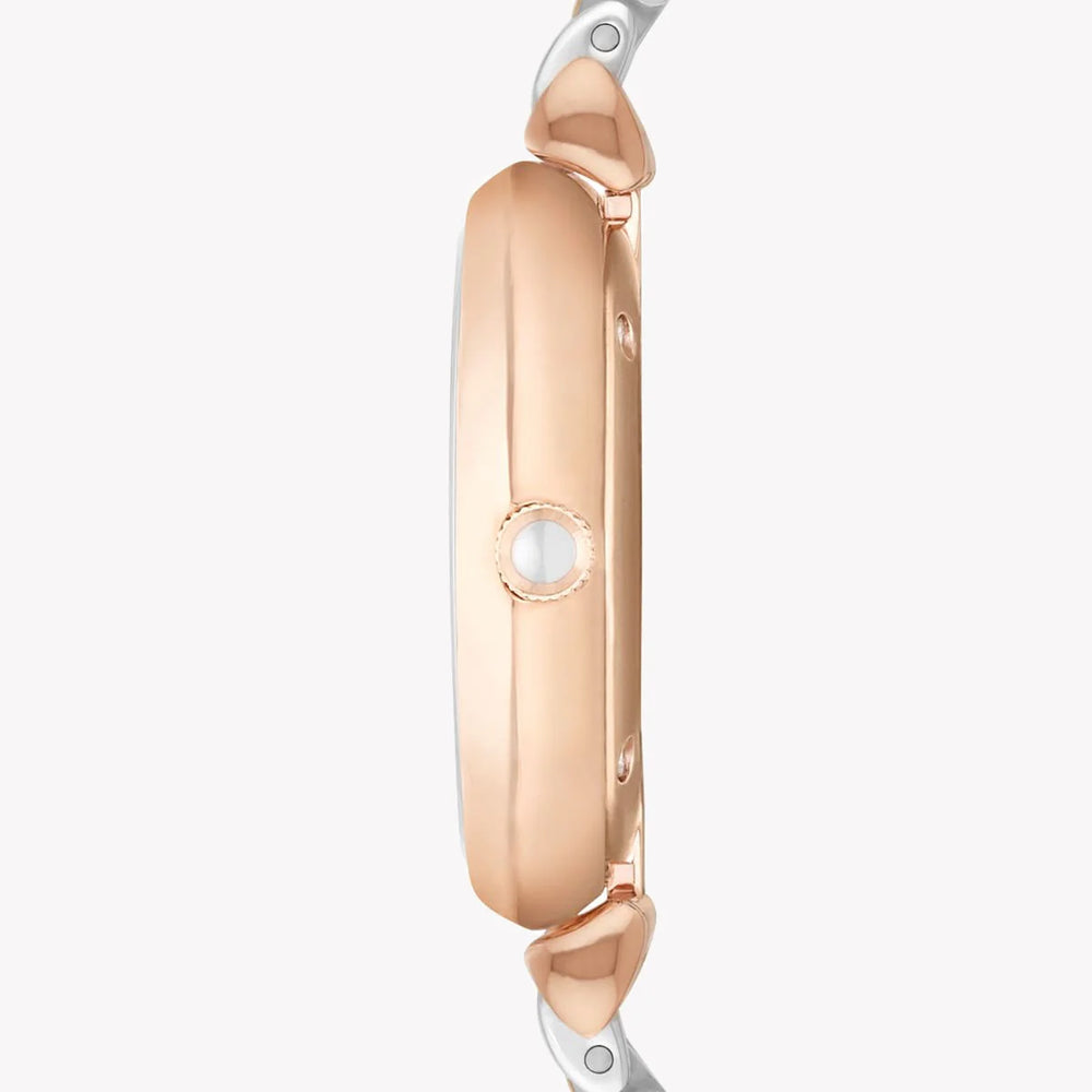 Emporio Armani Women's Rose Gold Watch, White Dial | Ar1926 by i-watch