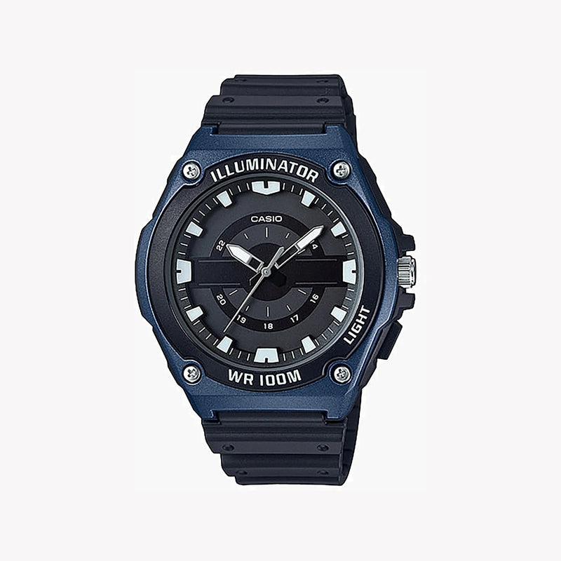 Casio Mwc-100h-2avdf Sporty Style - Rugged Black Resin Men's Watch For Adventure & Everyday Wear by i-watch