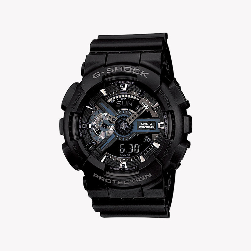 Casio Men's Black Resin Watch, Shock Resistant | Ga-110-1ber by i-watch