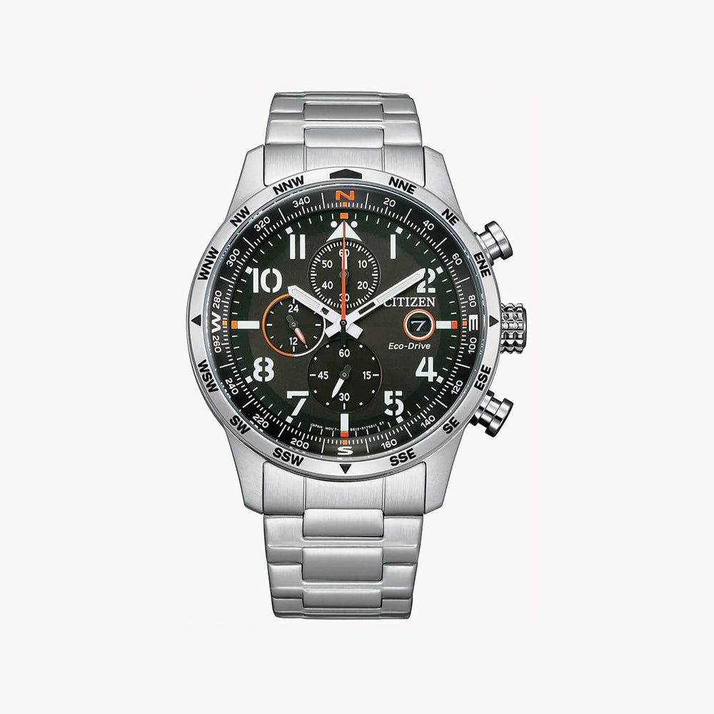 Bold Precision Men's Silver Stainless Steel Watch, Black Dial | Ca0790-83e by i-watch