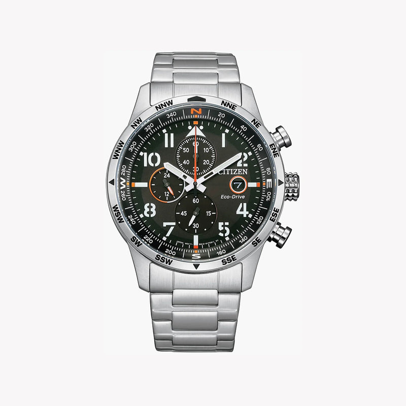 Bold Precision Men's Silver Stainless Steel Watch, Black Dial | Ca0790-83e by i-watch