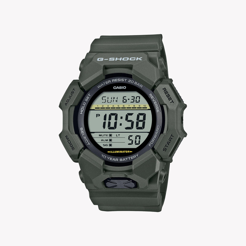 Casio G-Shock Men's Green Digital Watch, Bio-Sourced Plastic | Gd-010-3er by i-watch
