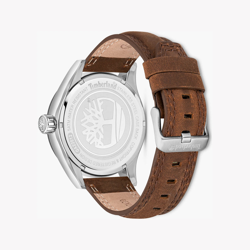 Timberland Men's Blue Leather Watch, Stainless Steel | Tdwga2201204 by i-watch