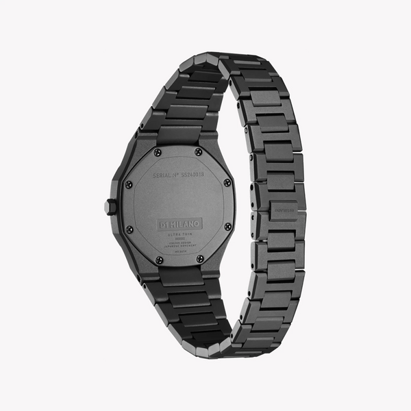 D1 MILANO Men's Black Stainless Steel Watch, Black Dial | D1-UTBL32 by i-watch