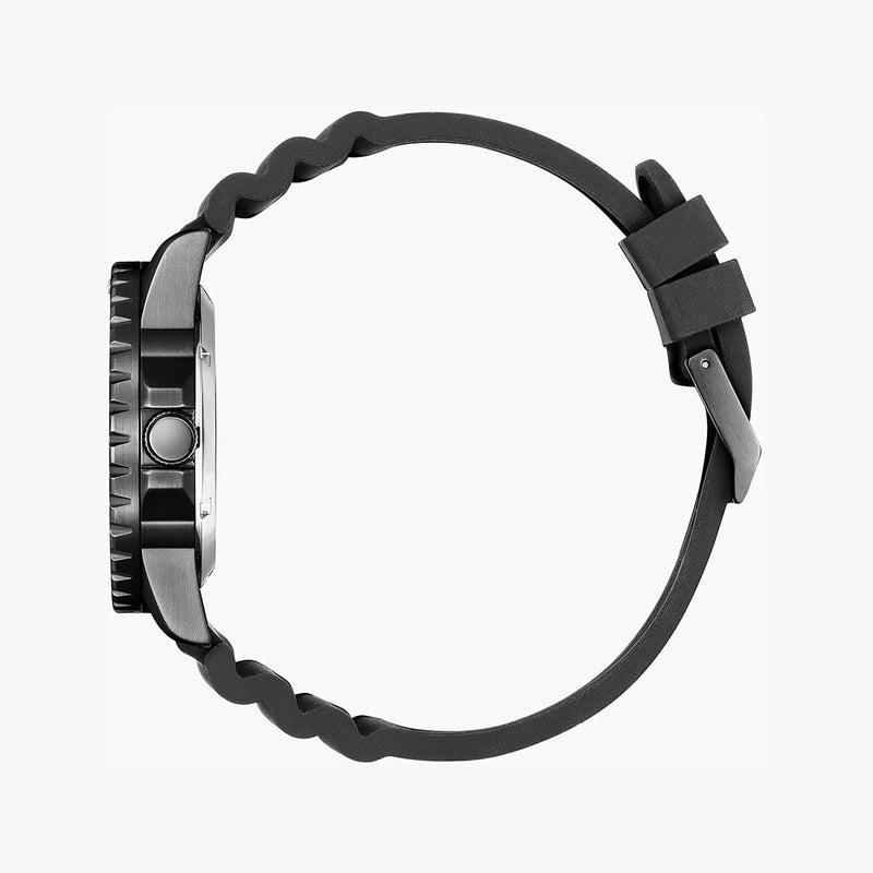 Dynamic Power Men's Black Stainless Steel Watch, Black Band | Nj0125-11e by i-watch